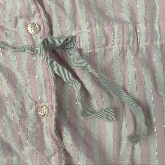 Victoria’s Secret pink striped dress shirt size medium - Picture 5 of 8